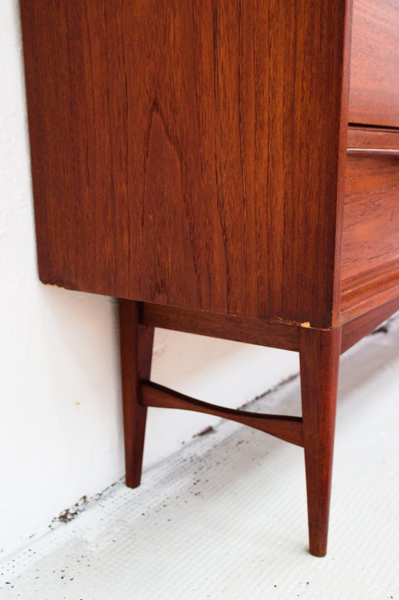 Image 1 of Vintage Teak Highboard Sideboard Midcentury Danish