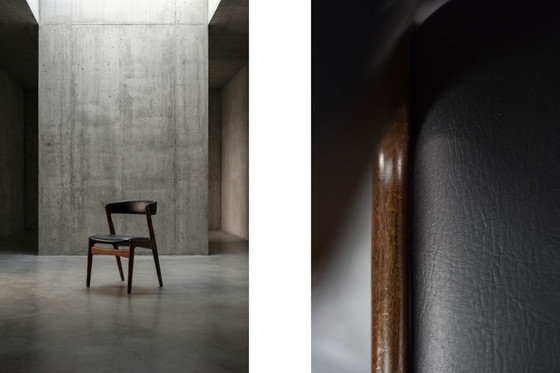 Image 1 of Vintage Mid-Century Danish Modern Teak Office Chair Model Fire by Kai Kristiansen for Schou Andersen Møbelfabrik, 1960s