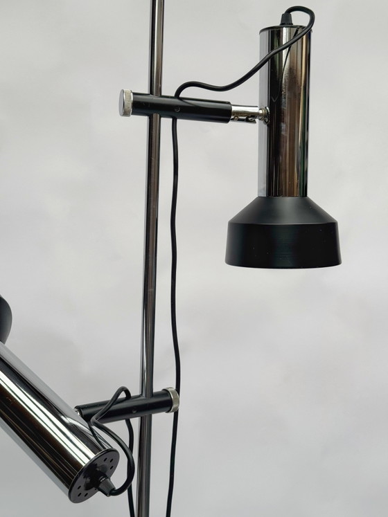 Vintage Staff Leuchten L401 Floor Lamp | Double Adjustable Spotlights | Space Age | 1970s – Floor lights (photo 7 of 10)