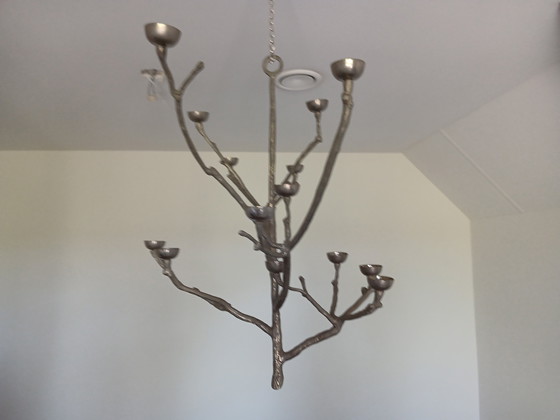 Image 1 of 2x Pols Pots Candlesticks (Pendulum) For 13 Candles Each