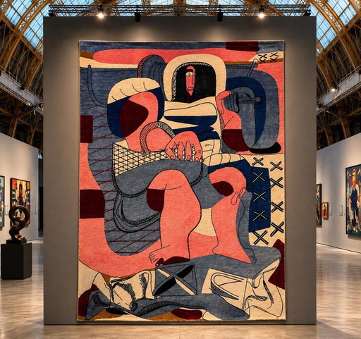 Alfombra "La pescadora de ostras" de Le Corbusier – Lana anudada a mano sobre algodón, 280x200cm – vloerkleden en tapijten