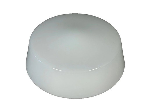 50er 60er Jahre Lampe Leuchte Plafoniere Milchglas Mid Century Glas Design RZB