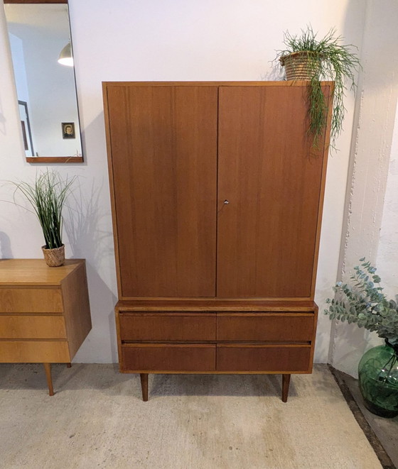 Image 1 of Vintage, midcentury highboard cabinet