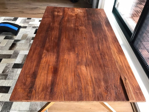 Wooden coffee table