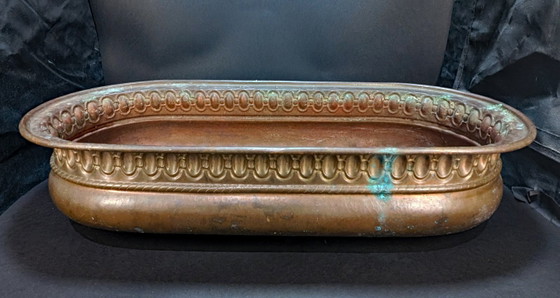 Vaso in rame martellato, Napoleone III (Bonnafous de Durfort), XIX secolo – Oggetti decorativi, Brass, Copper (photo 3 of 13)
