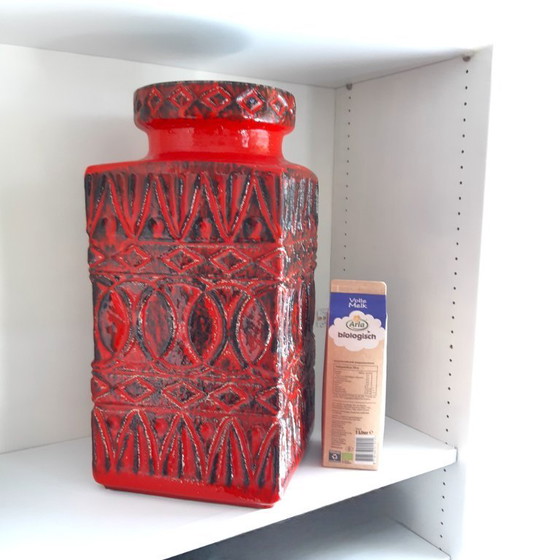 Image 1 of Vaso in ceramica vintage 92 45, Bodo Mans per Bay Keramik, Germania