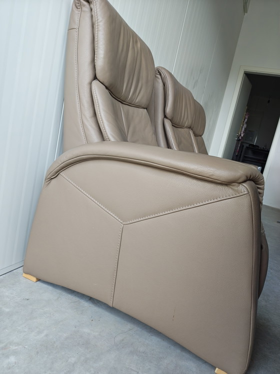 Image 1 of Himolla 4879 Leder Sessel Couch 2er+1er Sofa Gruppe 
