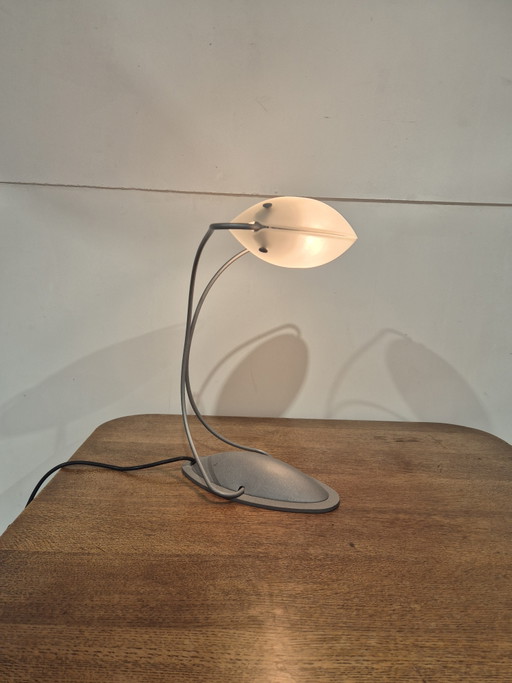 Massive Vintage-Schreibtischlampe im postmodernen Stil