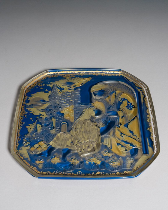 Image 1 of Bjørn Wiinblad pour Rosenthal, « Der Verlorene Sohn » (Le fils prodigue), plaque murale signée en édition limitée, Allemagne, 19