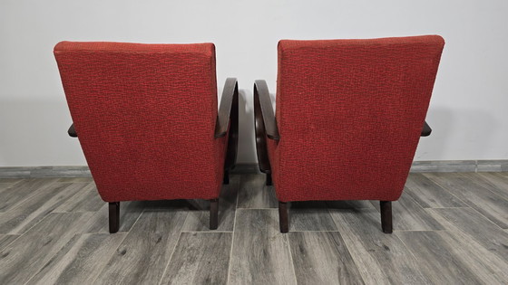 Image 1 of Ensemble de fauteuils vintage par Jindrich Halabala