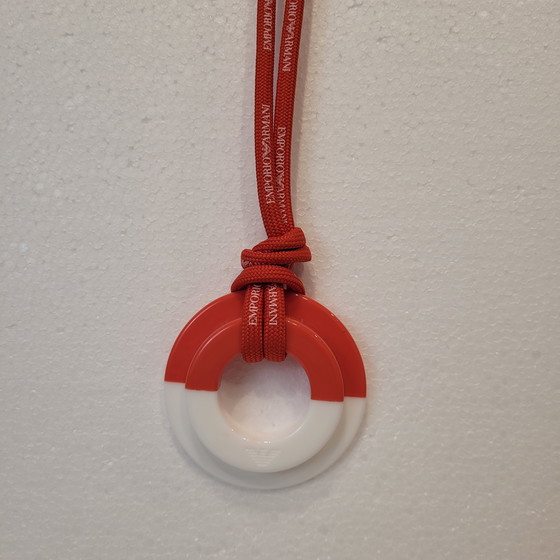 Image 1 of Collana bianca e rossa, Emporio Armani, anni 2010 - Italia