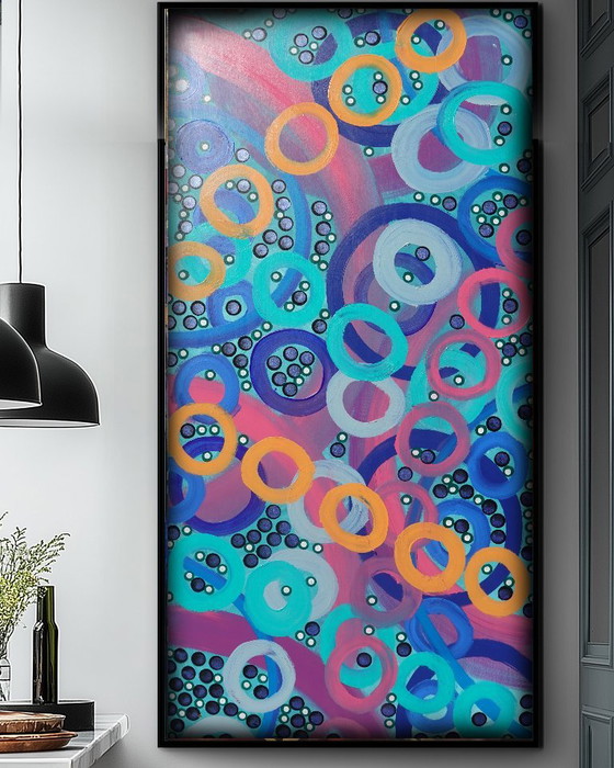 Abstract A1405 - Grande Dipinto Originale – Dipinti e disegni, Canvas (photo 4 of 13)