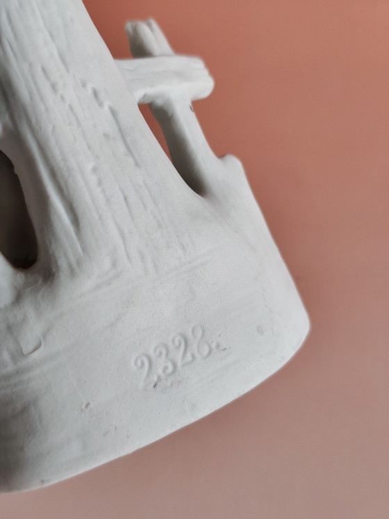 Statuetta vintage in porcellana – Biscotto – 23 cm – Decorazione in stile cottagecore – Oggetti decorativi (photo 6 of 6)