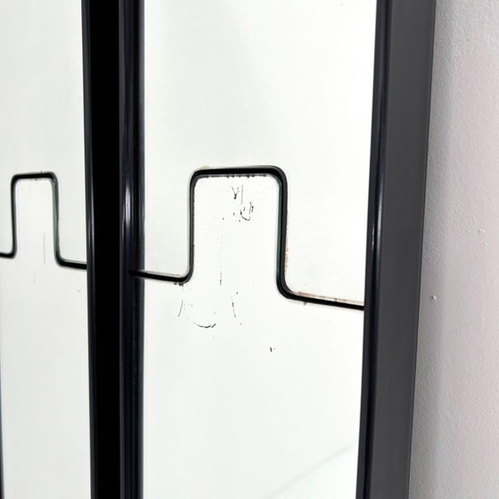 Image 1 of Set di 6 specchi e attaccapanni Gronda di Luciano Bertoncini per Elco, anni '70