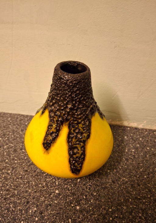 Vase de lave grasse Roth Allemagne de l'Ouest