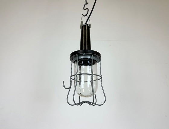 Image 1 of Vintage industriële bakelieten hanglamp, jaren 60