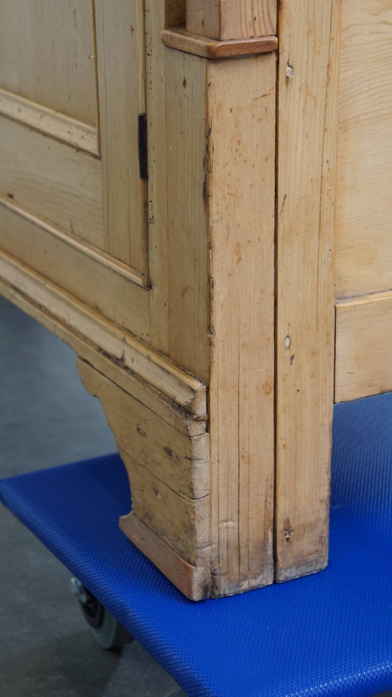 Image 1 of Buffet/ table d'appoint/ comptoir/ îlot de cuisine anglais ancien du début du 19ème siècle en bois de pin