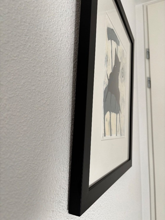 Image 1 of Sérigraphie Peter Bastiaanssen Chien sur chaise 2