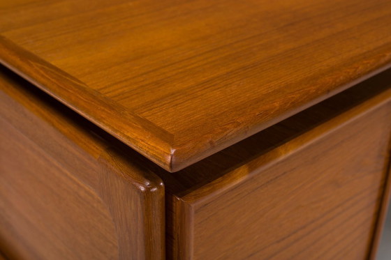 Image 1 of Freistehender Teakholz-Schreibtisch von GV Møbler, Mid-Century, 1970er Jahre