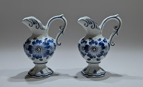 Image 1 of Set van 3 Delftsblauwe stukken