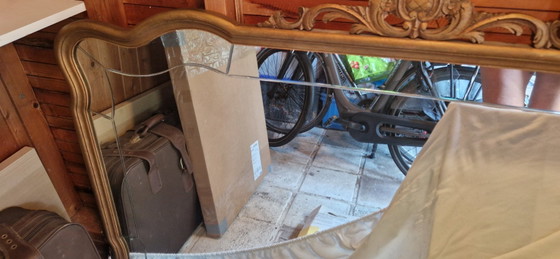 Image 1 of Specchio, vetro tagliato, vintage, antico