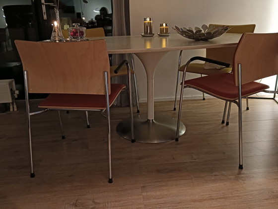 Image 1 of Tulip oval dining table