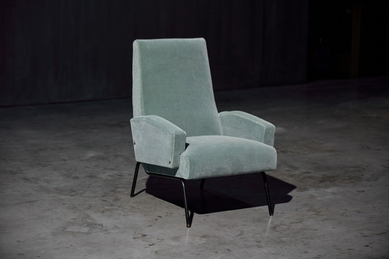 Image 1 of Mid Century Modern Lounge Chairs im Stil von Gastone Rinaldi, Italien, 1950er Jahre