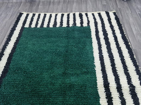 Grüner marokkanischer Wollteppich 200/300 – Teppiche & Läufer, Wool (photo 5 of 9)