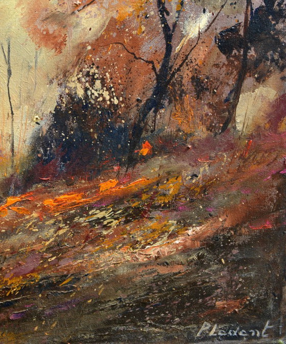 Herbst im Wald – Gemälde & Zeichnungen, Canvas (photo 4 of 5)
