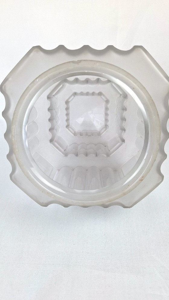 Art-Deco-Wolkenkratzer-Kugel-Deckenleuchte – Deckenleuchten, Glass (photo 15 of 19)