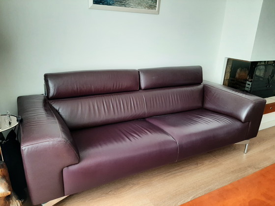 Image 1 of Leolux HOWLO design sofa Aubergine