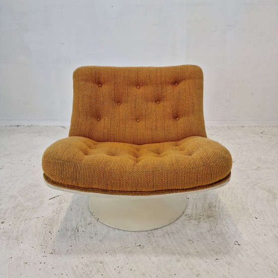 Image 1 of Vintage model 975 armchair in wool by Geoffrey Harcourt for Artifort, 1970