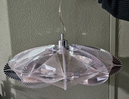 Spacecage plexiglass wire lamp, ø48cm