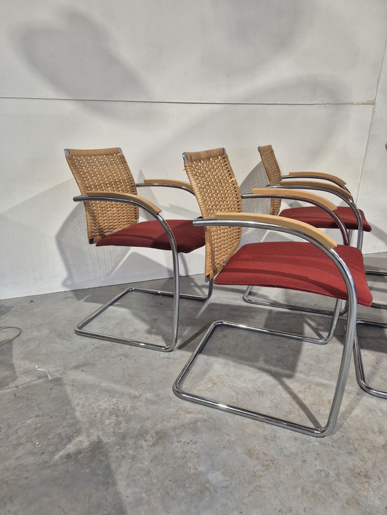 Image 1 of 5 Thonet S78 S79 Cantilever Dining Chairs