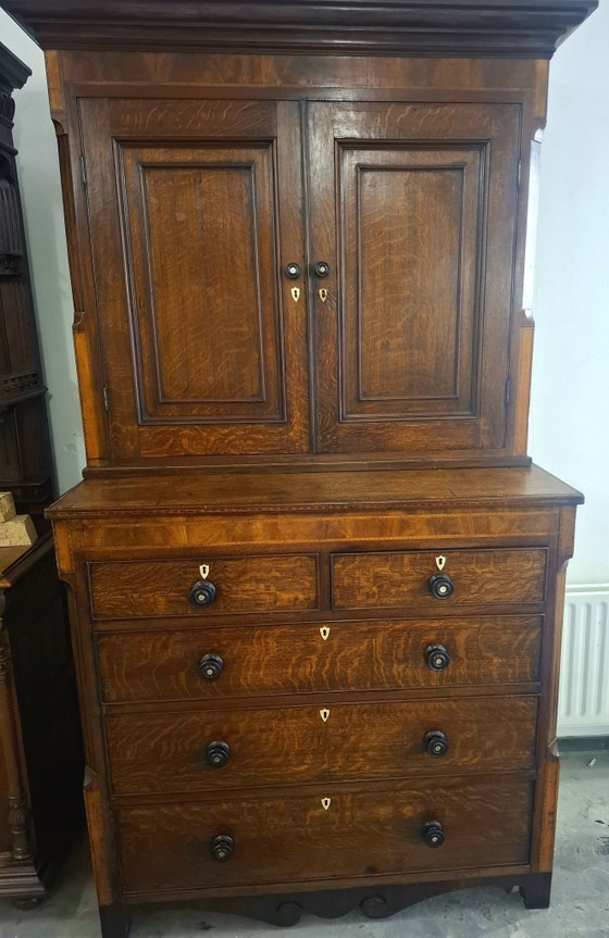 Armadio inglese antico Wels Georgian – Legno (photo 11 of 13)