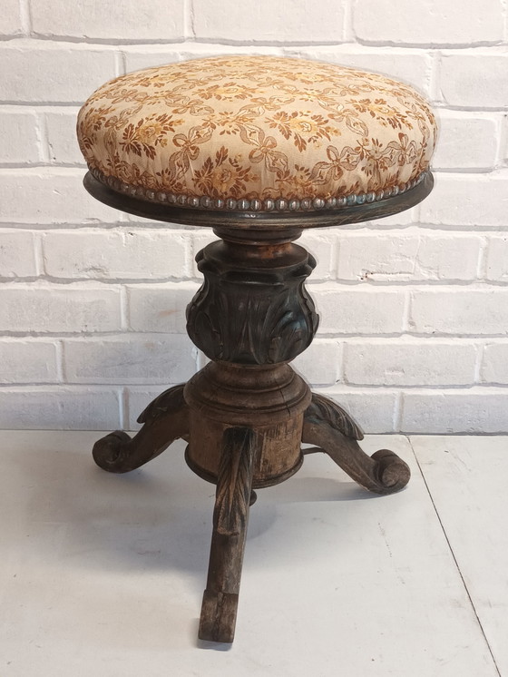 Image 1 of Antique piano stool