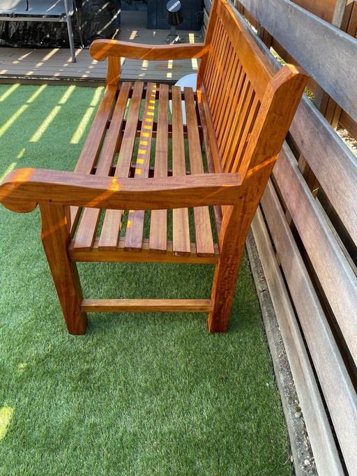 Elefanten Gartenbank Teak Heavy Duty inkl. Kissen
