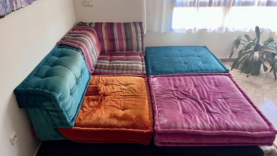 Canapé modulable Hans Hopfer Roche Bobois Missoni Velours, Canapés modulables, Multicolore (photo 8 sur 14)