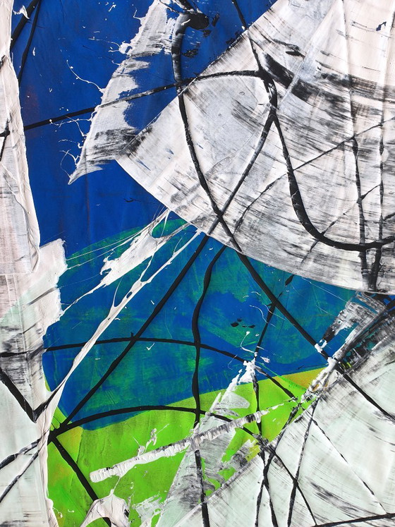 Image 1 of Jürgen Angeler - The Blue Dimension - 200 x 140 cm