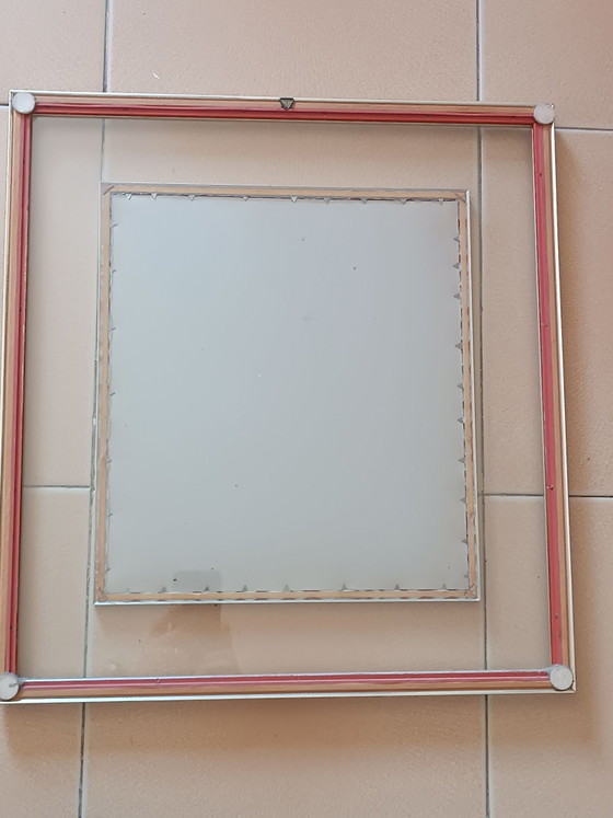 Quadro artigianale lavorazione uncinetto, Arte, Vetro, Metallo, Blu (foto 9 di 9)