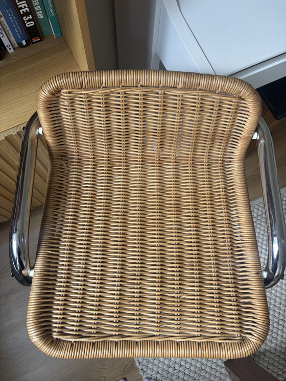 Tabouret de Bar Rohé Noordwolde Vintage 1970 – Tabourets de bar, Metal, Rattan (photo 5 of 12)