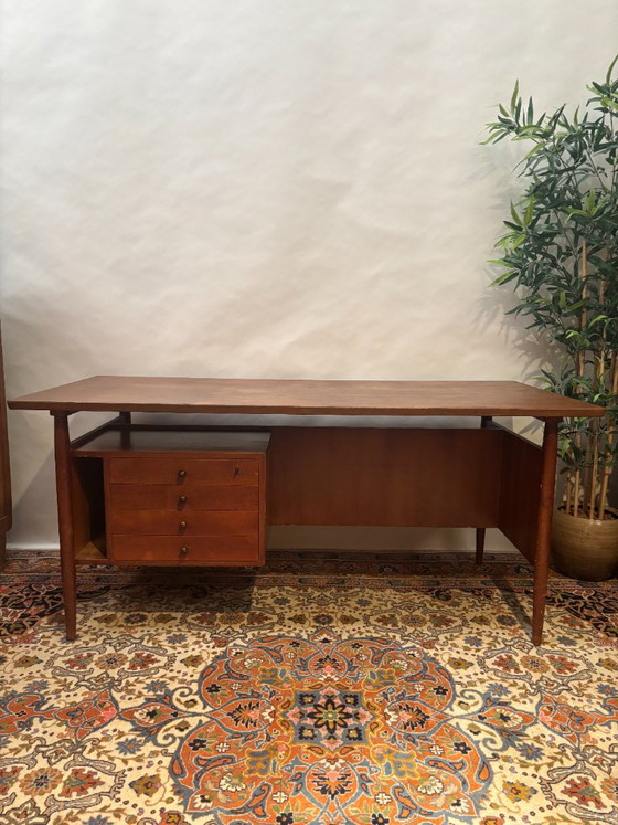 Scrivania vintage danese in teak – Scrivanie, Wood (photo 2 of 10)