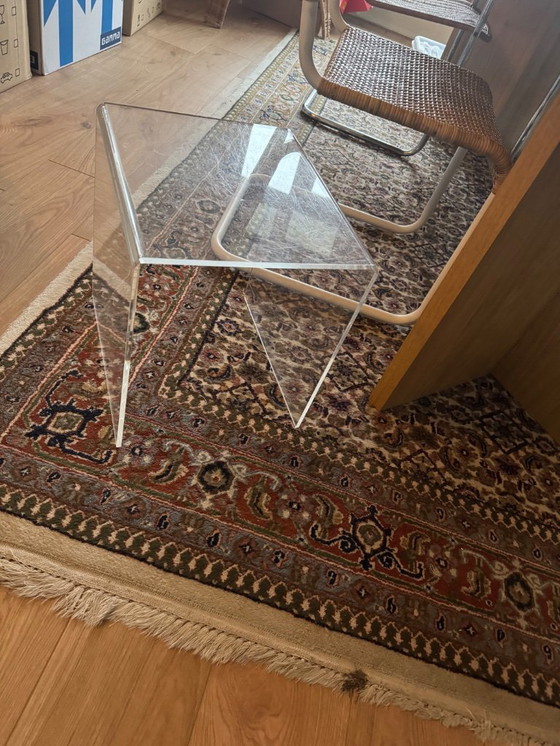 Image 1 of Plexiglass side table