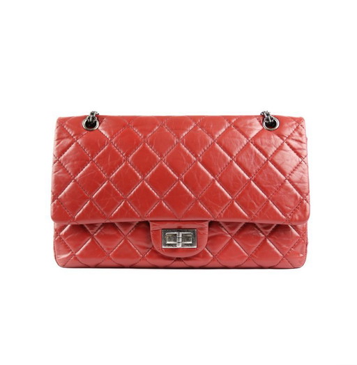 Chanel 2.55 Reissue Jumbo Red Aged Calfskin