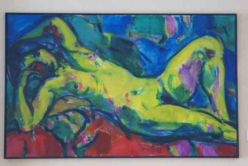 Nu, Impression sur Toile – wanddecoratie, Canvas, Wood