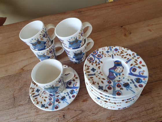 Image 1 of 5 tazas de espresso Iittala Taika + 8 platillos para café