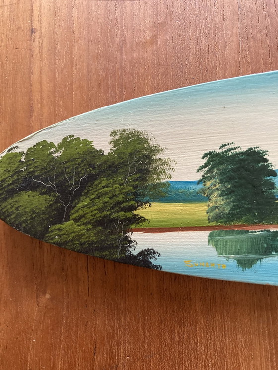 Mooi Indie 4 surfboard paintings – Paintings & Drawings, Wood (photo 7 of 15)