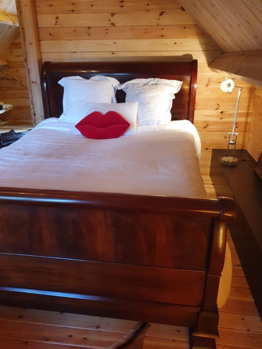 Letto a slitta in mogano Ralph Lauren