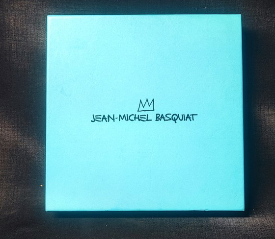 Image 1 of Piatto "Tromba" di Jean-Michel Basquiat, 1984 – Porcellana di Limoges – Ligne Blanche Paris