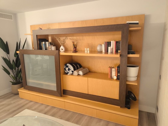 Image 1 of Moderne Wohnzimmermöbel aus Holz – Roche Bobois-Stil